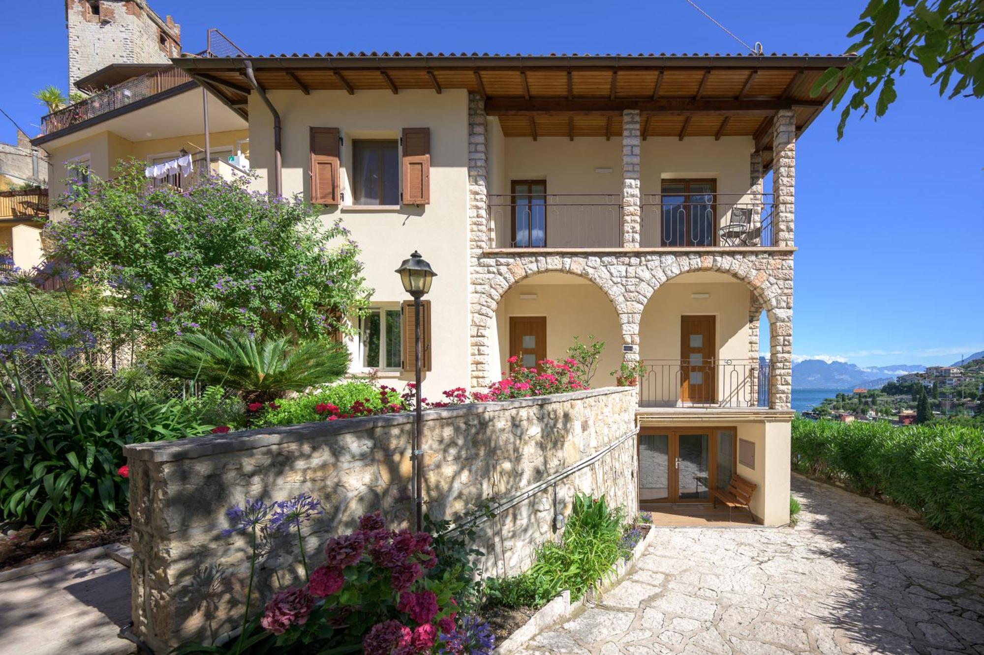Ferienwohnung Breathtaking View. Malcesine Exterior foto